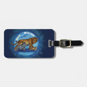 Lion King Walk On The Wild Side Luggage Tag