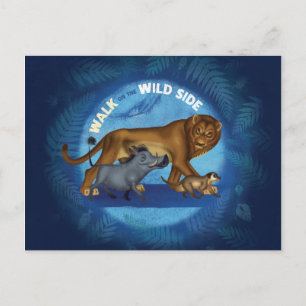 Lion King Walk On The Wild Side Postcard