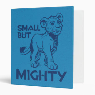 Lion King   Young Simba Sketch 3 Ring Binder
