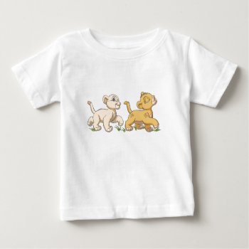 Lion King's Simba And Nala  Disney Baby T-shirt by lionking at Zazzle