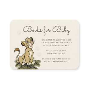 Lion King's Simba Books for Baby Insert Card