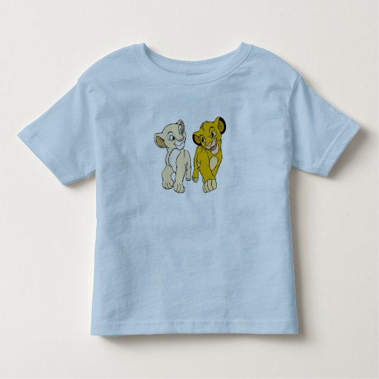 Lion King's Simba & Nala smiling Disney Toddler T-shirt | Zazzle.com