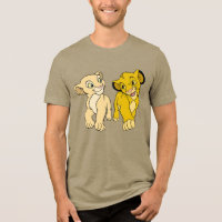 Lion King's Simba & Nala smiling Disney