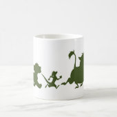 Lion King's Simba, Timon, and Pumba Silhouettes Coffee Mug (Center)