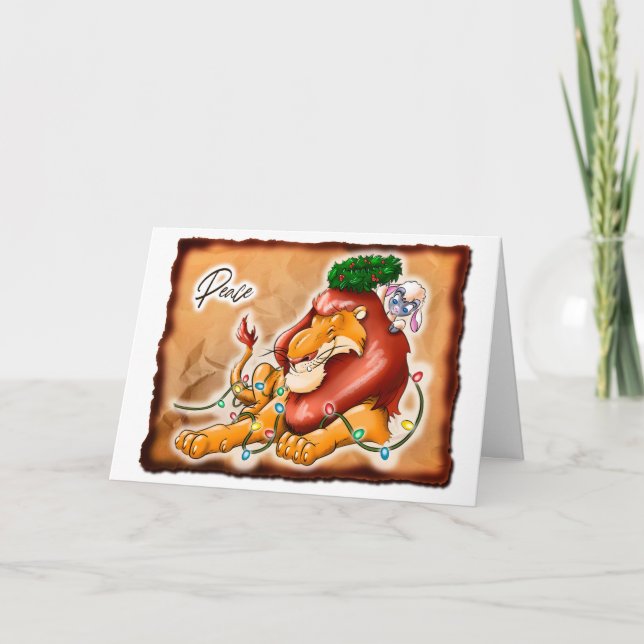 LION & LAMB PEACE (matte) - by Jeff Willis Art Card (Front)