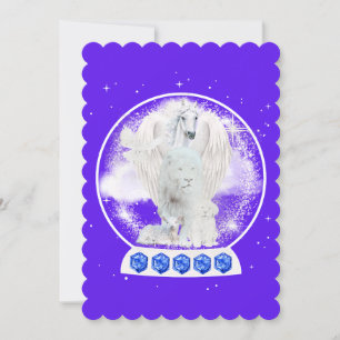 Lion Lamb Pet Sympathy Greeting Card