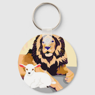 Lion Lamp Key Chain