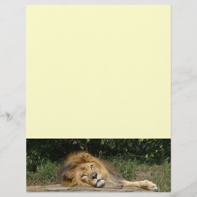 Lion Letter head Paper (Front)