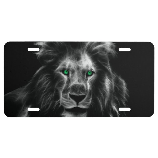 Lion License Plate (Front)