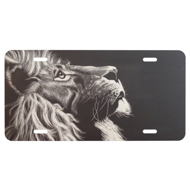 Lion License Plate (Front)