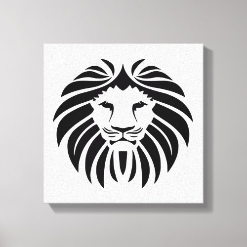 Lion Lion Mane Pride Safari Canvas Print