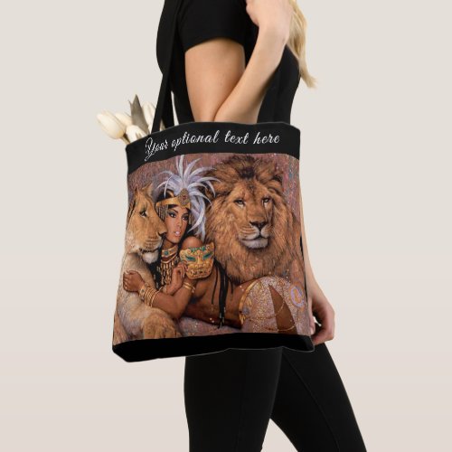 Lion Lioness Jungle Goddess Tote Bag