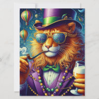 Lion/Louisiana Mardi Gras