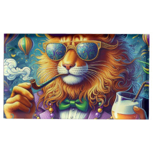 Lion/Louisiana Mardi Gras Place Card Holder