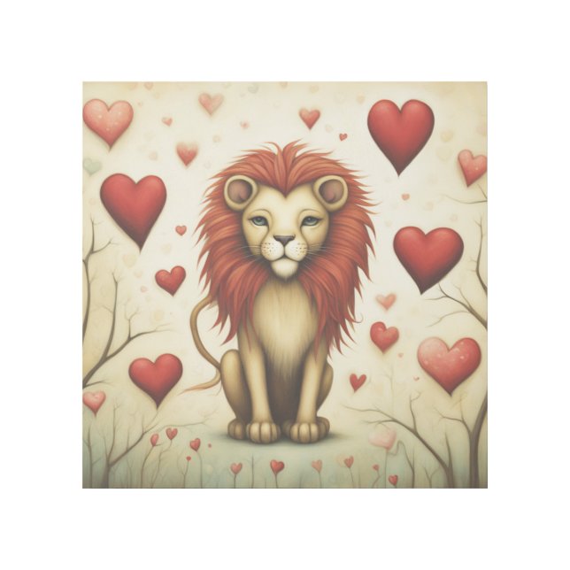 Lion Love 2 Gallery Wrap (Front)