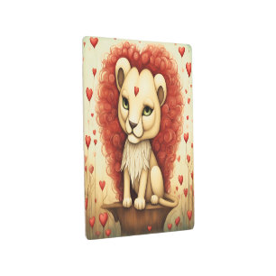 Lion Love 3 Metal Print