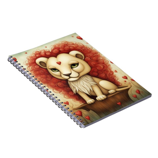 Lion Love 3 Notebook (Right Side)