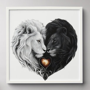 Lion Love Peel And Stick Photo Tile