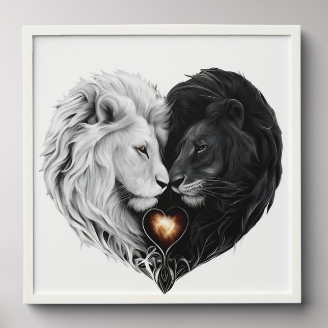 Lion Love Peel And Stick Photo Tile (Front Set)