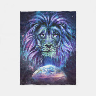 Lion Lovely Lion Fleece Blanket