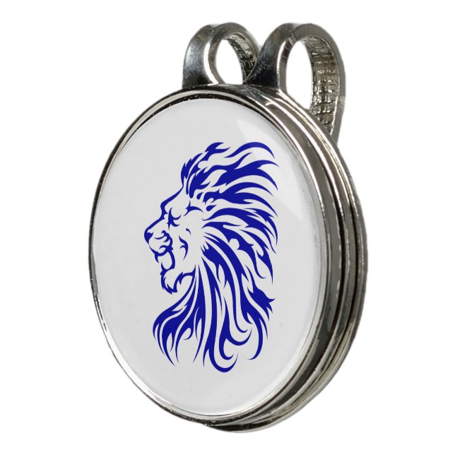 Lion lover gift,lion birthday anniversary wedding  golf hat clip (3/4)