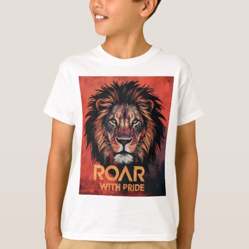Lion Lover kids tshirts for kids animal