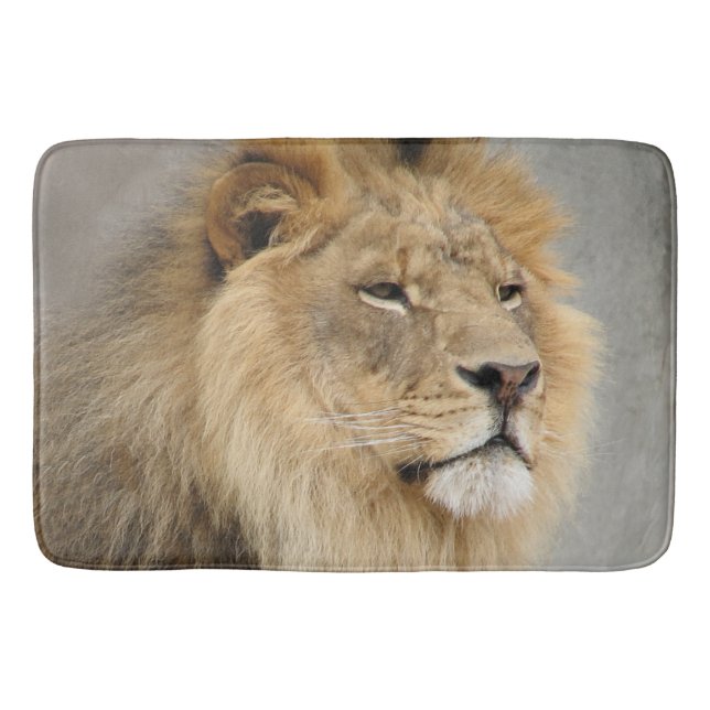 Lion Lovers Art Bath Mat (Front)