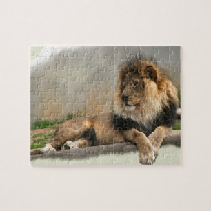 Lion Lovers King of the Jungle Jigsaw Puzzle