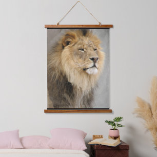 Lion Lovers Throw Pillow Hanging Tapestry