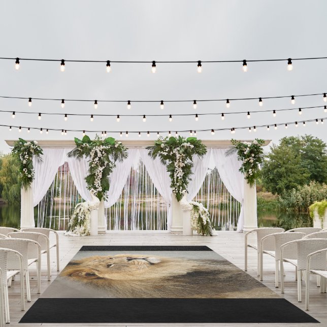 Lion Lovers Wildlife  Outdoor Rug (Insitu (Wedding 1))