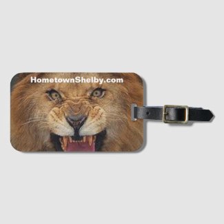 Lion Luggage Tag