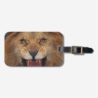 Lion Luggage Tag