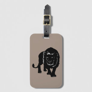 Lion Luggage Tag - Customizable