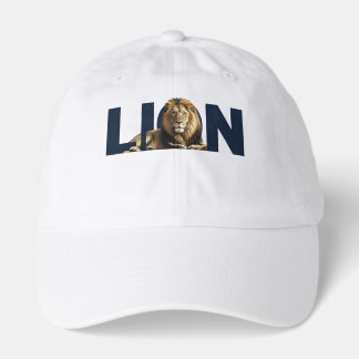 Lion Luxury Wildlife Editorial Graphic Hat