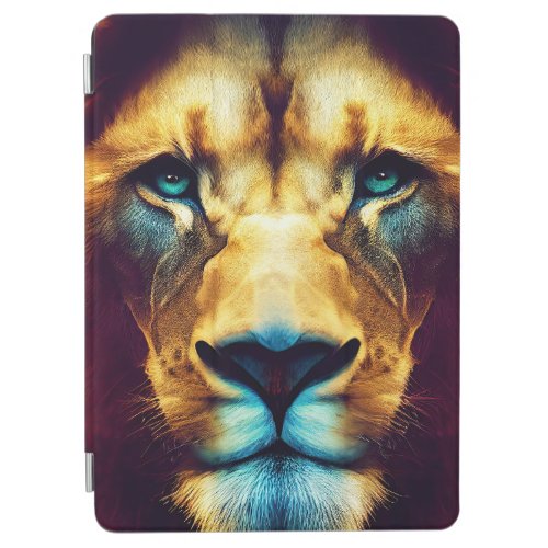 Lion Majesty A Digital Art Masterpiece iPad Air Cover