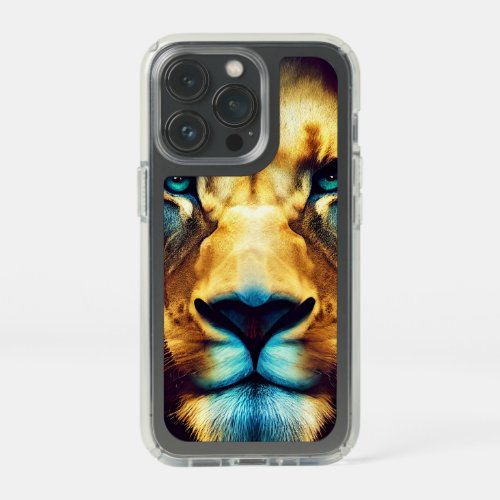 Lion Majesty A Digital Art Masterpiece Speck iPhone 13 Pro Case