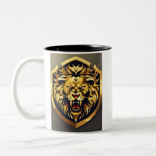 Lion Majesty Conservation Collection Preserve th Two_Tone Coffee Mug