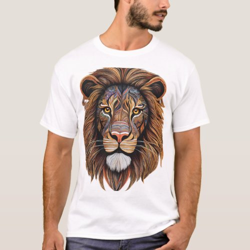 Lion Majesty Roar of the Wild T_Shirt