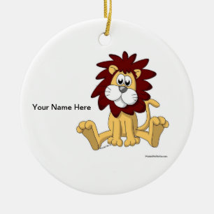 Lion - Male Ceramic Ornament