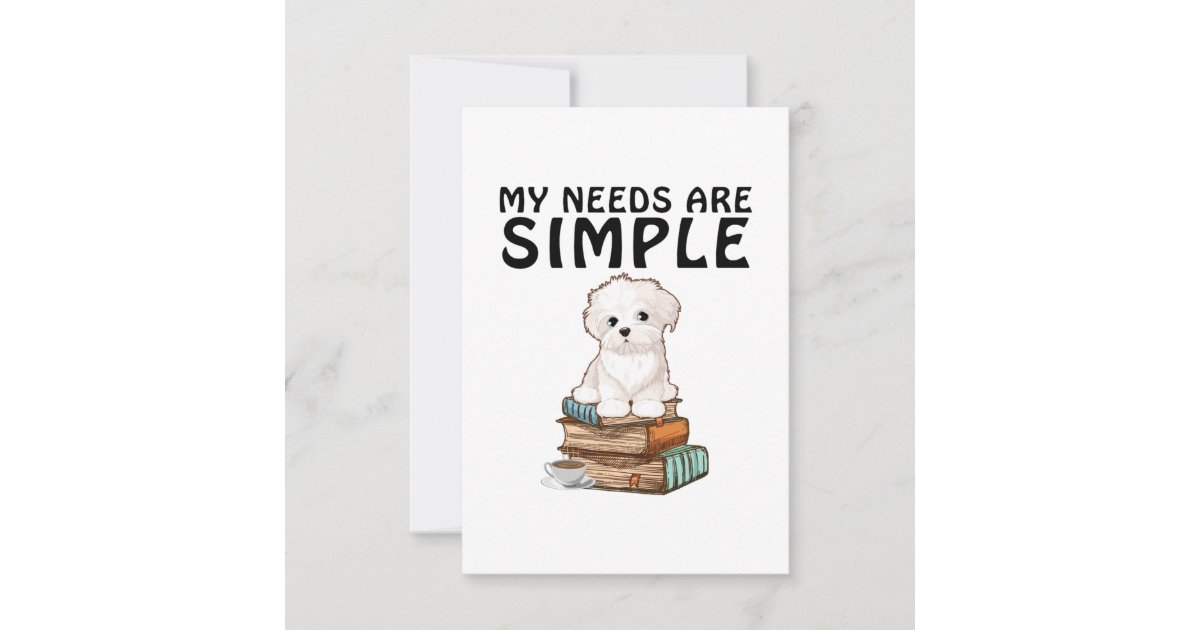 Lion Maltese Book Thank You Card Zazzle