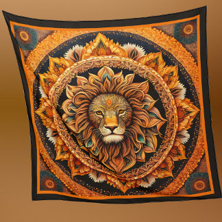Lion Mandala Scarf