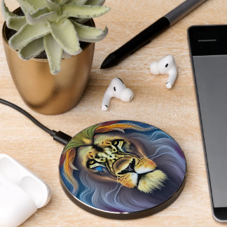 Lion mane wireless charger