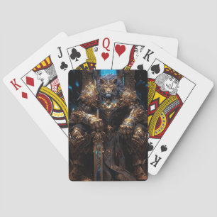 Lion Match Poker Cards