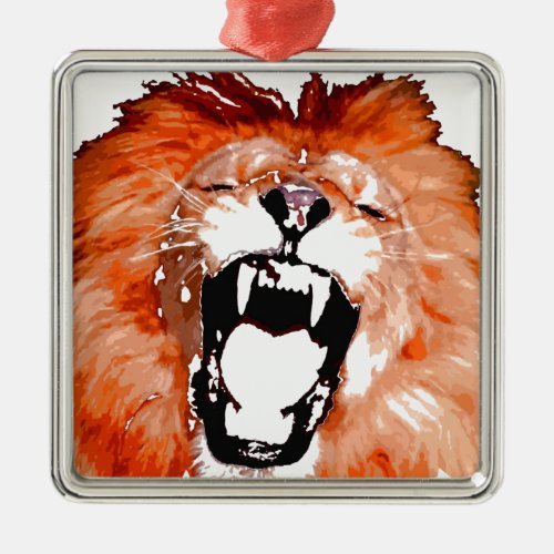 Lion Metal Ornament