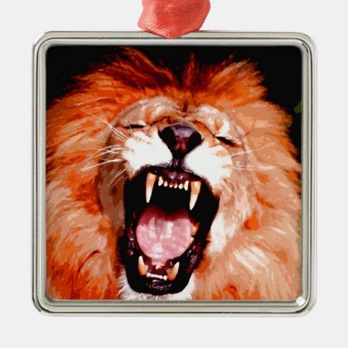 Lion Metal Ornament