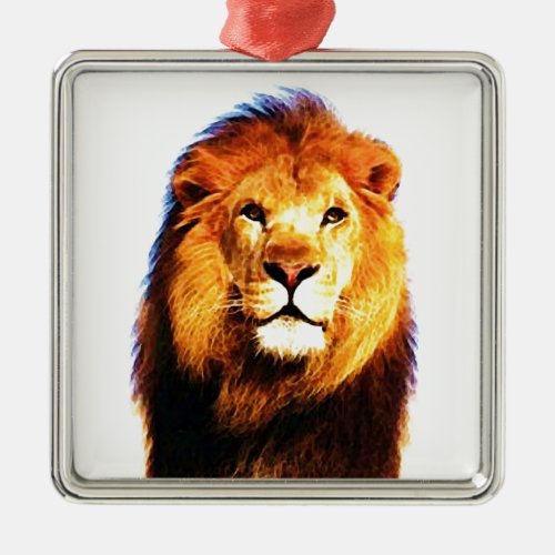 Lion Metal Ornament