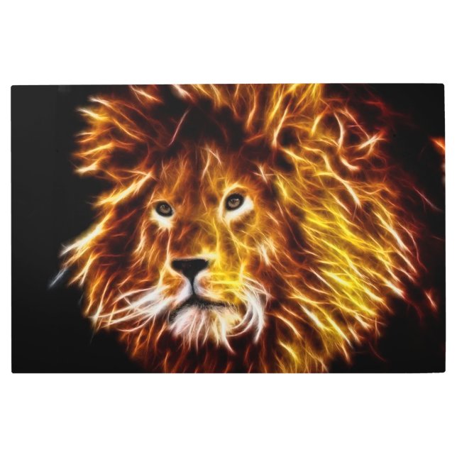 Lion Metal Print (Front)