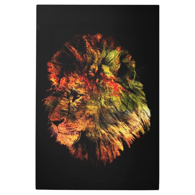 Lion Metal Print (Front)