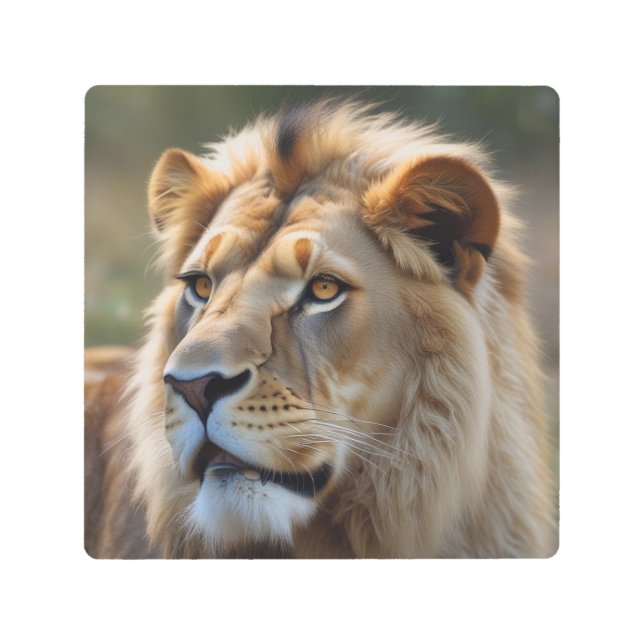 Lion Metal Print (Front)