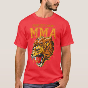 Lion Mied Martial Arts Mma Motivation Beast Fight T-Shirt